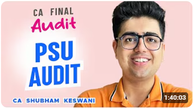 CA Final Audit English Exam Oriented Batch by CA Shubham Keswani