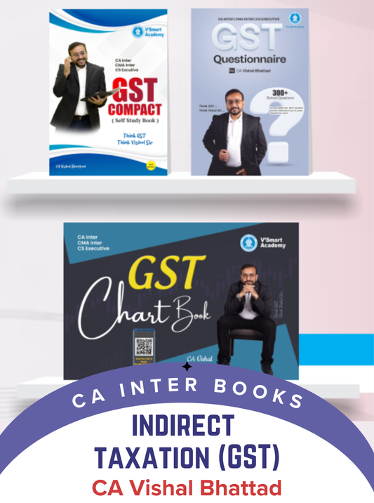 CA Inter GST Complete Book Set by CA Vishal Bhattad For Sep 2024