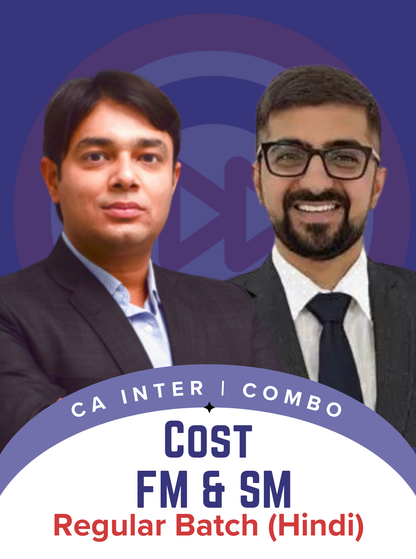 CA Inter Auditing, SM and Costing Hindi Regular Batch Combo by CA Neeraj Arora and CA Namit Arora