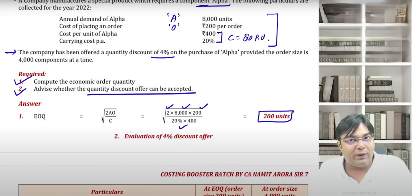 CA Inter Cost and Managment Hindi Regular Batch by CA Namit Arora