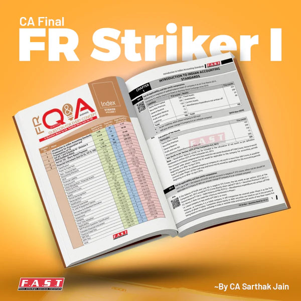 CA Final FR Books by CA Sarthak Jain FAST Education