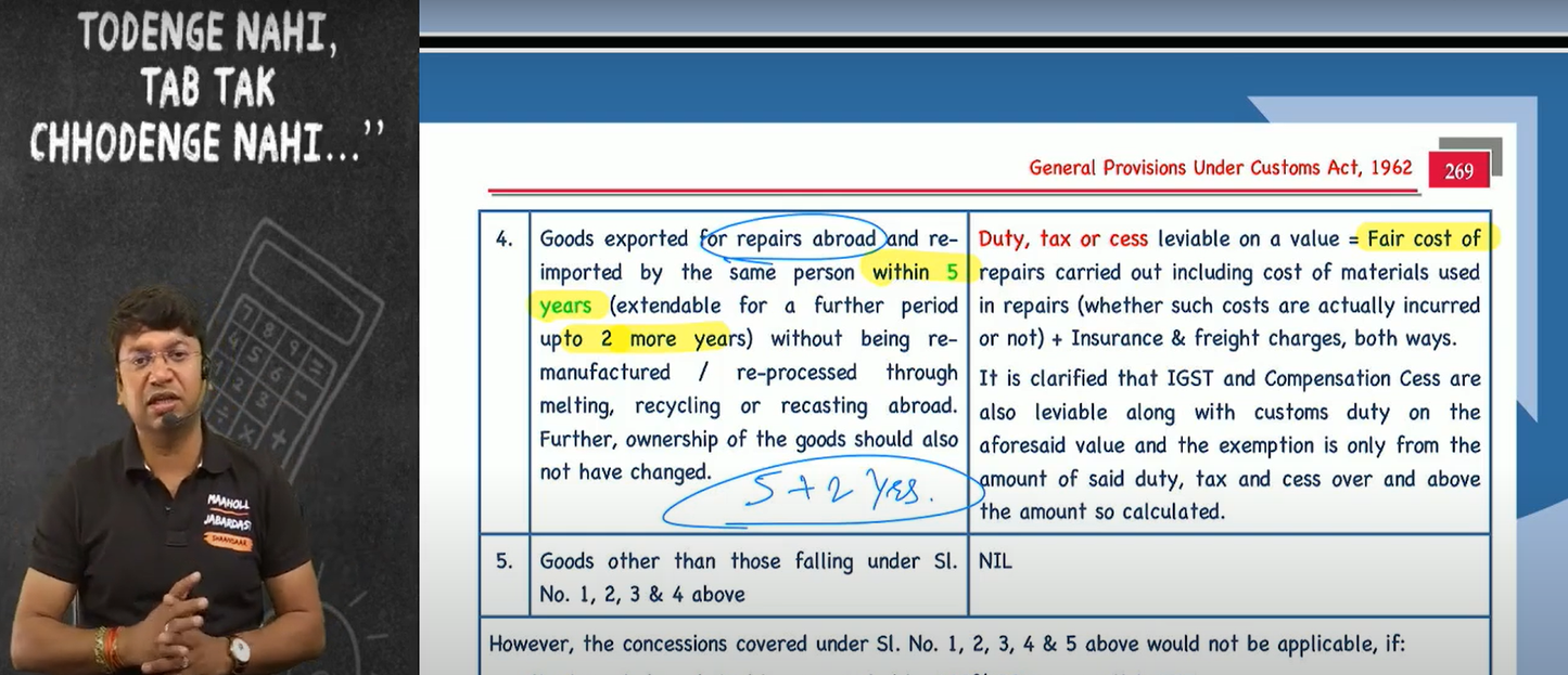 CMA Final Indirect Tax Hindi Regular Batch By CA Yashvant Mangal