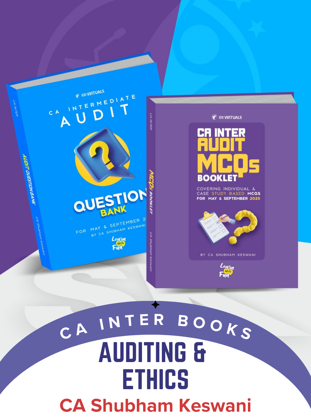 CA Inter Audit Question Bank & MCQ by CA Shubham Keswani