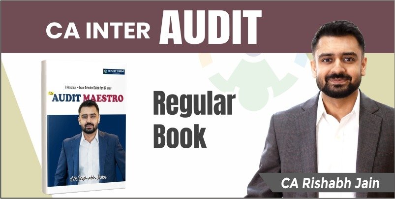 CA Inter Audit Maestro Book by CA Rishabh Jain Ekatvam Academy