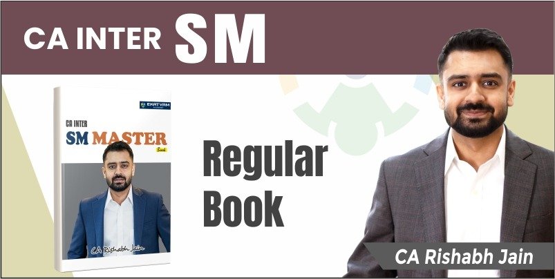 CA Inter SM Master Book Only by CA Rishabh Jain Ekatvam Academy