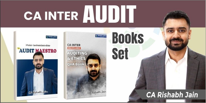 CA Inter Audit Books Set by CA Rishabh Jain Ekatvam Academy