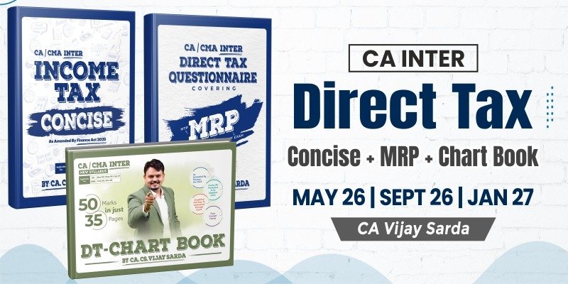 CA Inter Direct Tax All Books Set by CA Vijay Sarda Ekatvam Academy
