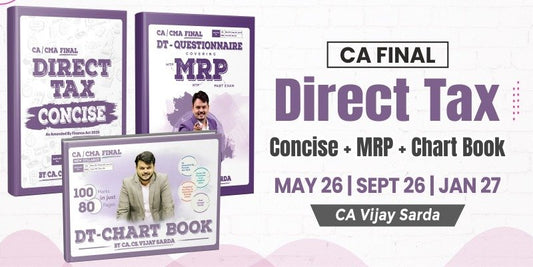 CA Final Direct Tax Books Set by CA Vijay Sarda Ekatvam Academy