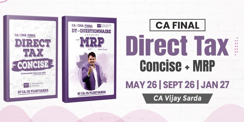 CMA Final DT Concise & MRP Combo Books by CA Vijay Sarda Ekatvam Academy