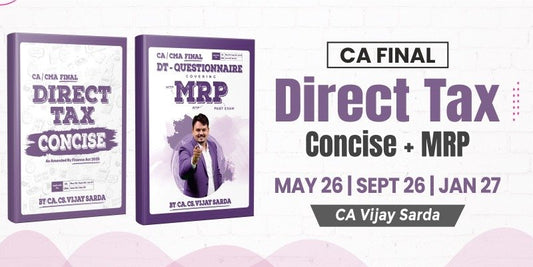 CMA Final DT Concise & MRP Combo Books by CA Vijay Sarda Ekatvam Academy