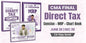 CMA Final Direct Tax Books Set by CA Vijay Sarda Ekatvam Academy
