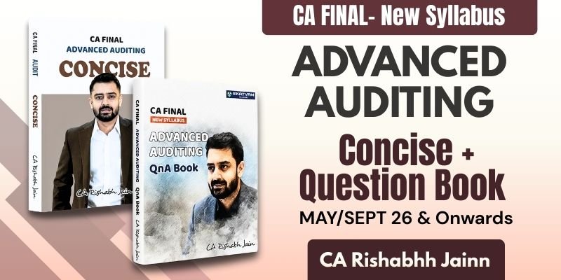 CA Final Audit Regular Books Set by CA Rishabh Jain Ekatvam Academy