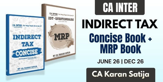 CA Inter GST Books Set by CA Karan Satija Ekatvam Academy