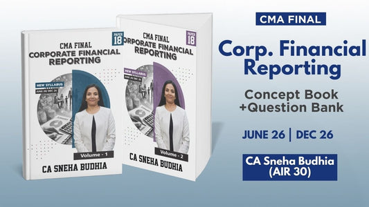 CMA Final CFR Books Set by CA Sneha Budhia Ekatvam Academy