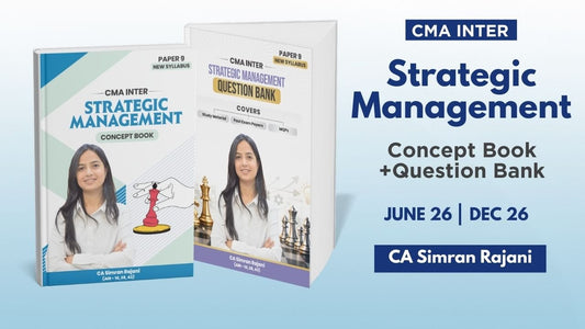 CMA Inter SM Books Set by CA Simran Rajani Ekatvam Academy