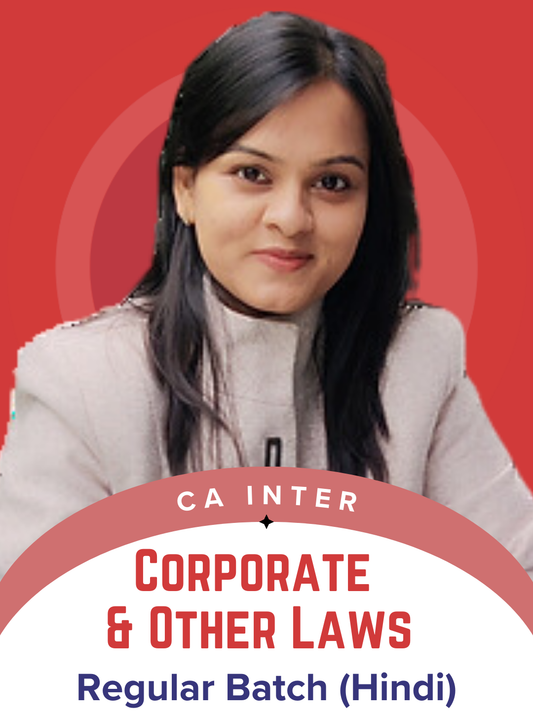 CA Inter Corporate and Other Laws Hindi Regular Batch by CA Shivangi Agrawal