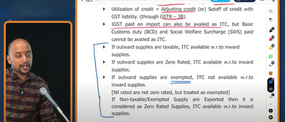 CMA Inter Indirect Taxation English Regular Batch by CMA Tharun Raj