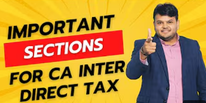 CA Inter Direct Taxation Hindi Regular Batch by CA Vijay Sarda