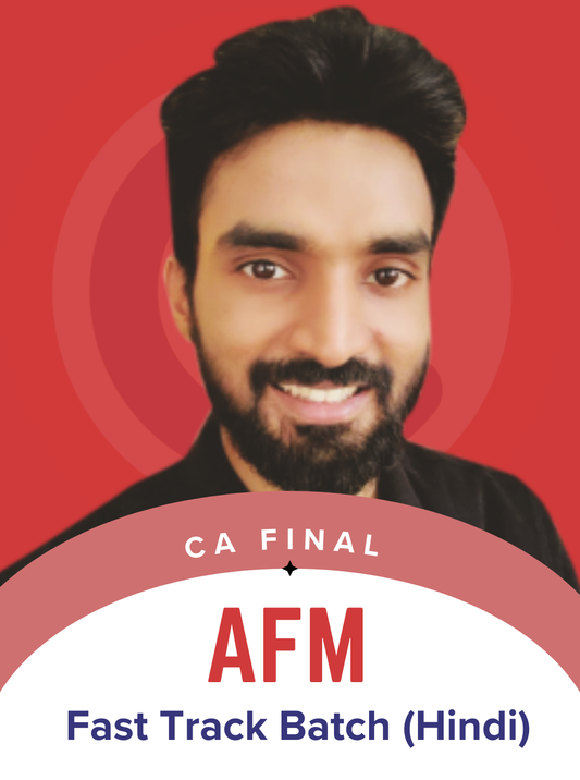 CA Final AFM Hindi Fast Track Batch by CA Pratik Jagati