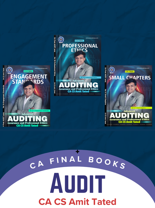 CA Final Audit 1A, 1B and 1C Book CA CS Amit Tated