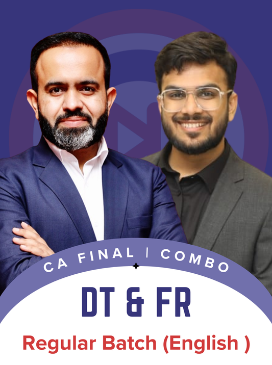 CA Final Direct Tax and Financial Reporting English Regular Batch Combo by CA Bhanwar Borana and CA Aakash Kandoi