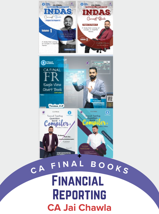 CA Final Financial Reporting Complete Book Set By CA Jai Chawla