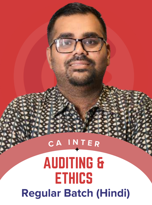 CA Inter Audit and Ethics Mission 70+ Hindi Regular Batch by CA Sanidhya Saraf