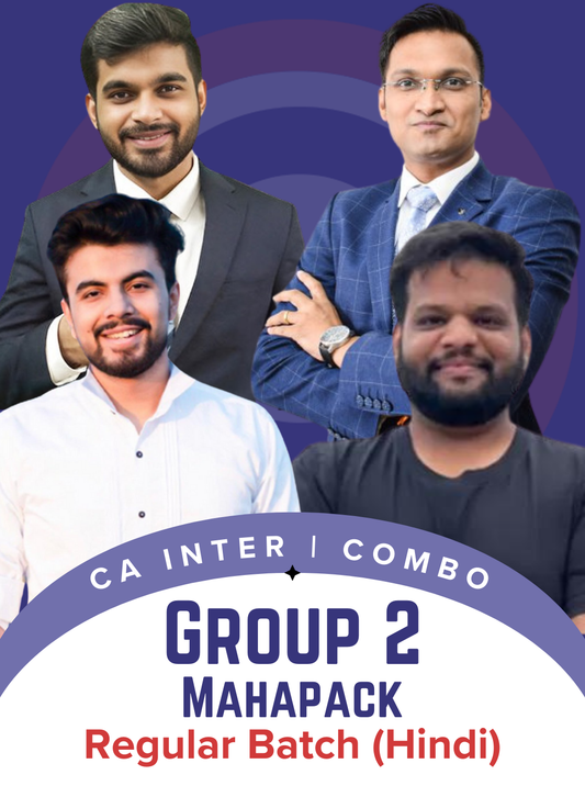 CA Inter Group 2 Mahapack Combo Hindi Regular Batch by CA CS Anshul Agrawal Prof. Jatin Dembla CA Darshan Jain CA Akash Pednekar