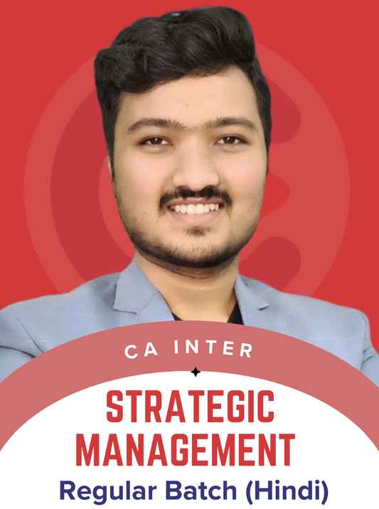 CA Inter Strategic Management Hindi Regular Batch by CA Shubham Gupta