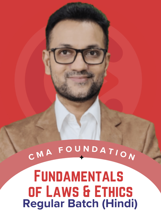 CMA Foundation Laws and Ethics Hindi Regular batch by CA Amit Bachhawat