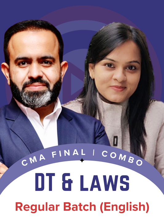 CMA Final DT and Corporate & Economic Laws English Regular Batch Combo by CA Bhanwar Borana and CA Shivangi Agrawal (Copy)