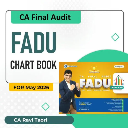 CA Final Audit FADU Chart Book by CA Ravi Taori Conferenza