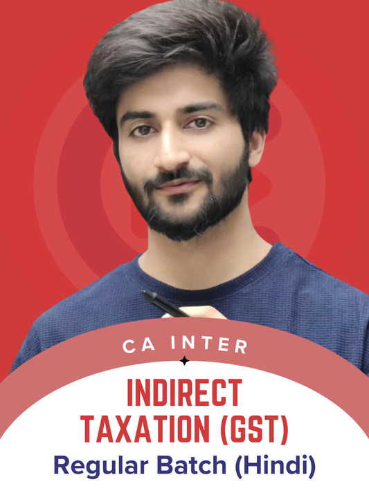 CA Inter | Paper 3 (B) - GST (Regular Batch) Hindi for May 26 & Onwards by CA Akshansh Garg Conferenza