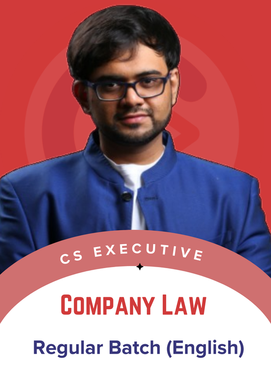 CS Executive | Paper 2 - Company Law (Regular Batch) English for May/ Sep. 26 by CA Punarvas Jayakumar Conferenza