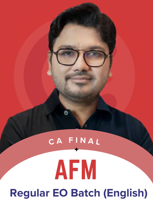 CA Final | Paper 2 - AFM (Regular Exam Oriented Maximum Batch) English for May/ Sep. 26 by CA Aaditya Jain Aaditya Jain Classes