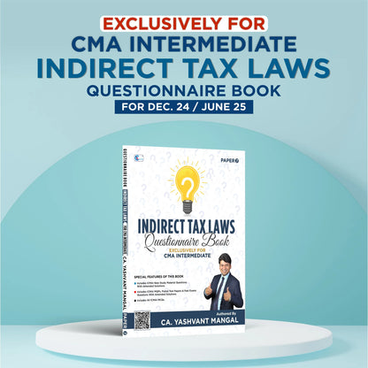 CMA Inter Indirect Taxation Hindi Regular Batch By CA Yashvant Mangal