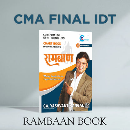 CMA Final Indirect Tax Hindi Regular Batch By CA Yashvant Mangal