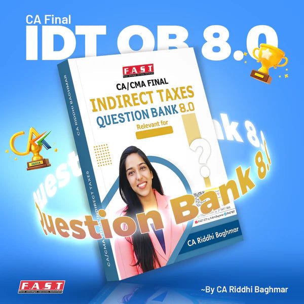 CA Final IDT Books by CA Riddhi Baghmar FAST Education