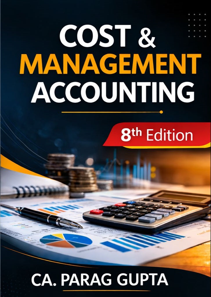 CA Inter Cost & Management Accounting Book by Parag Gupta Study by Tech